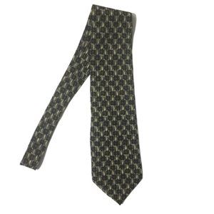 Gray Print “Space Containers” Tie